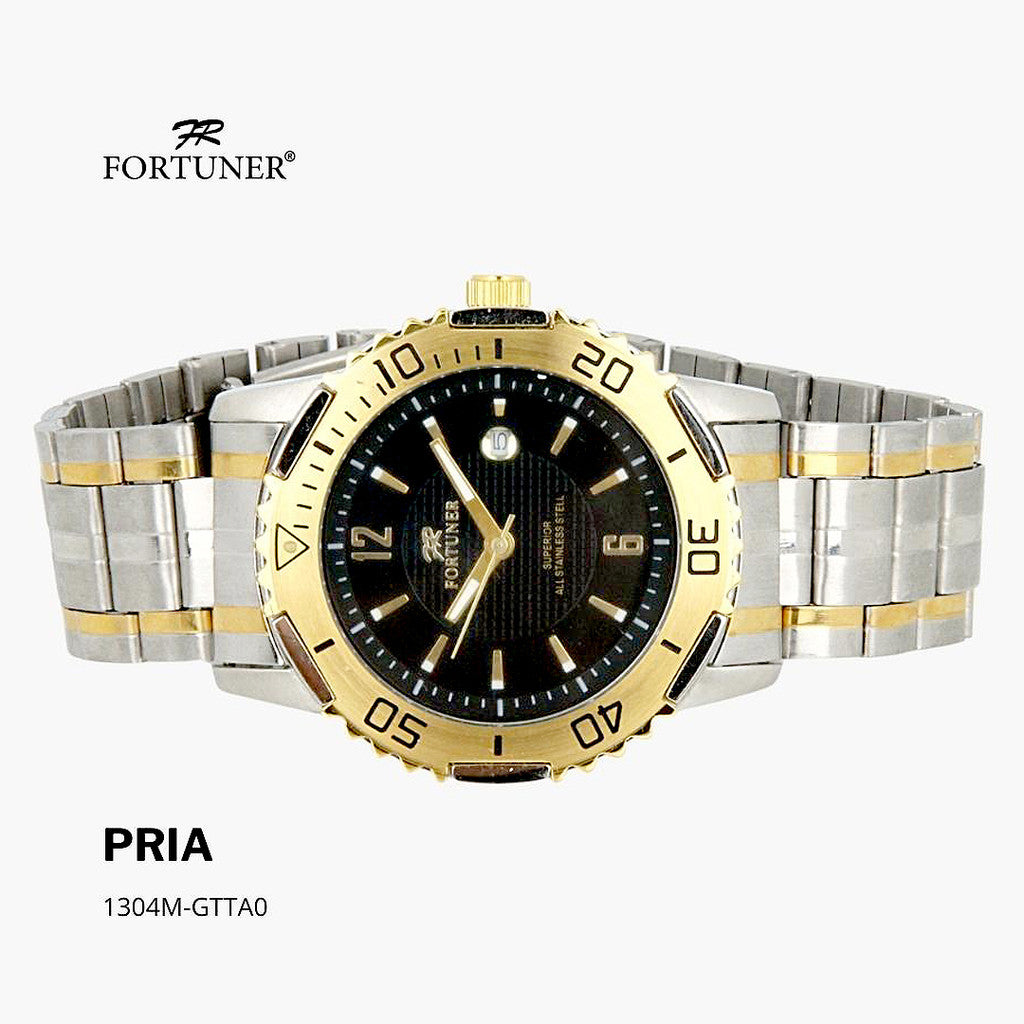 Fortuner Jam Tangan Pria Analog Water Resist Superior All Stainless Tyler