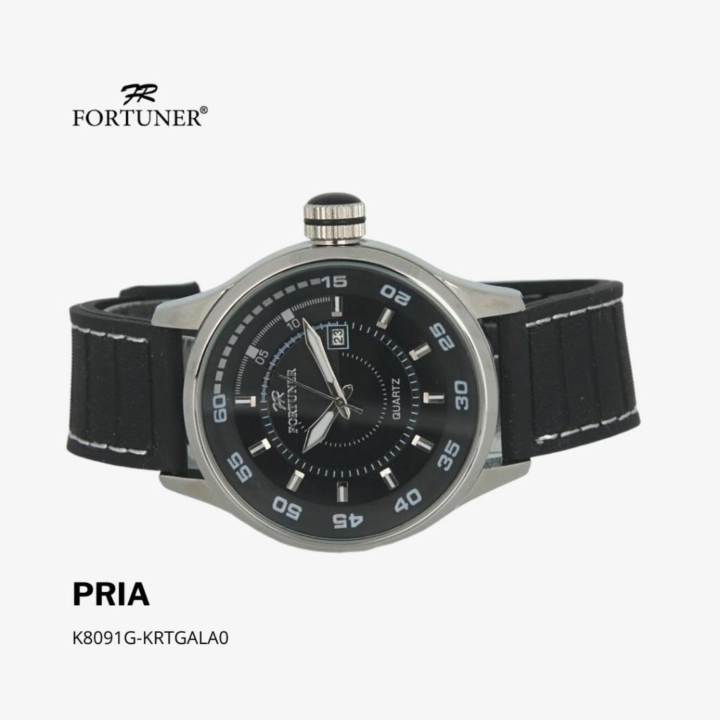 Fortuner Jam Tangan Analog Pria Water Resistant Rubber Tocoma