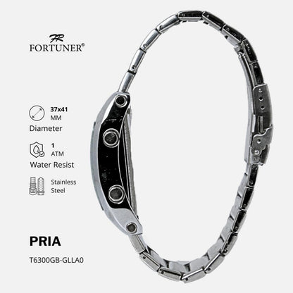 Fortuner Jam Tangan Pria Analog-Digital Rantai Original Aynsley