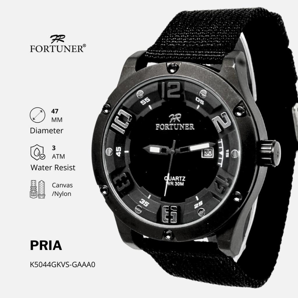 Fortuner Jam Tangan Sports Pria Analog Water Resistant Rantai Haverill