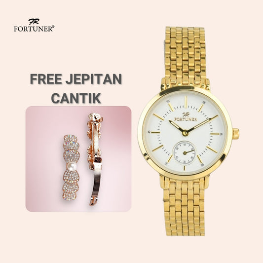 Fortuner Jam Tangan Wanita Water Resist Stainless Steel Belina