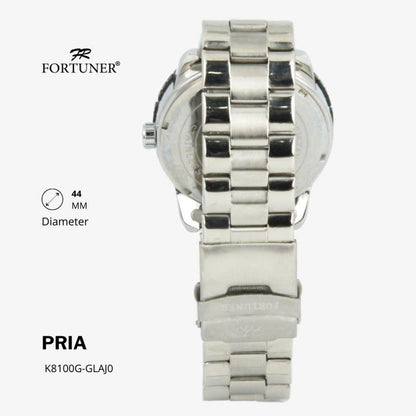 Fortuner Jam Tangan Analog Pria Day-Date Water Resistant Bonus Dompet dan Box Exclusive Fernley