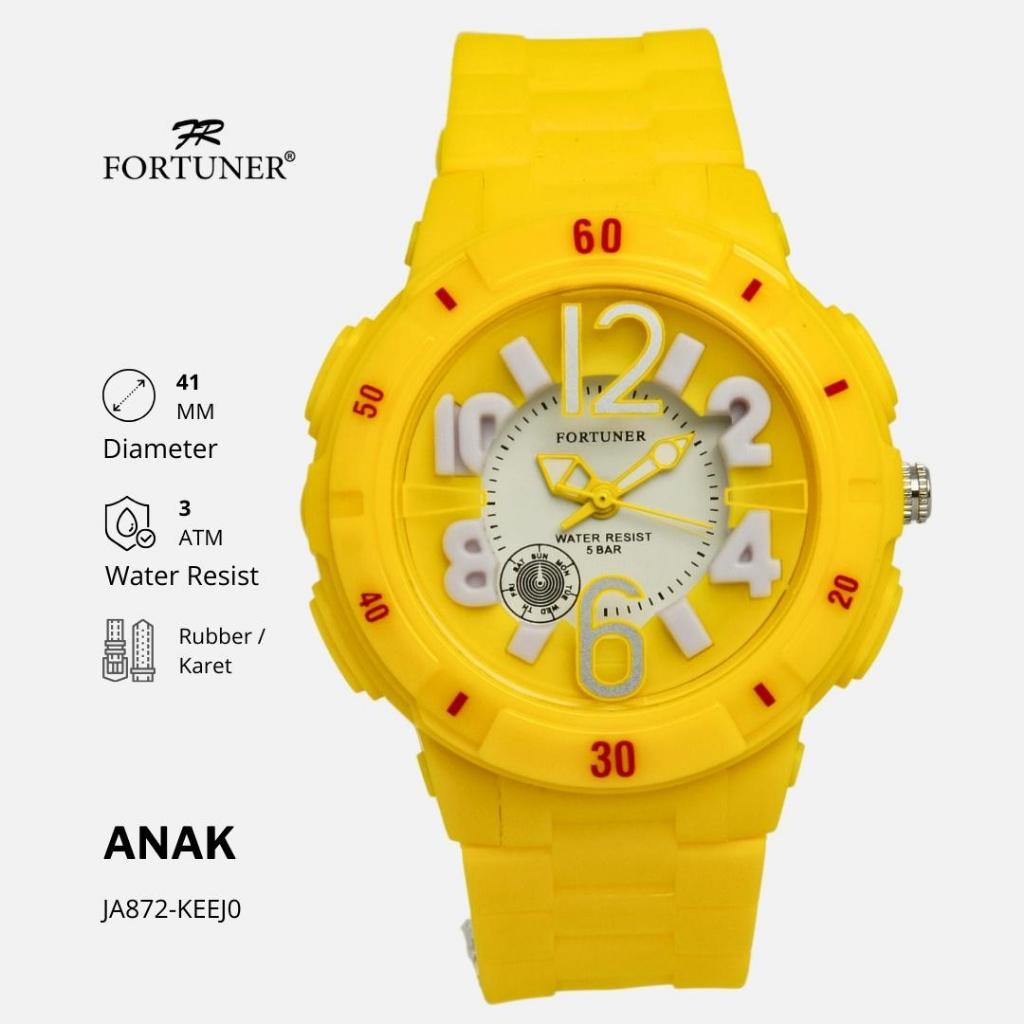 Fortuner Jam Tangan Anak Analog Water Resist Karet Kosma