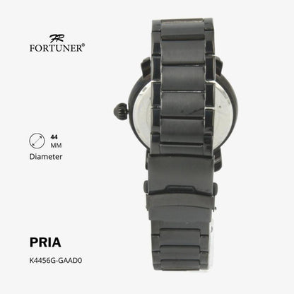 Fortuner Jam Tangan Analog Pria Water Resistant Rantai Hiroshi