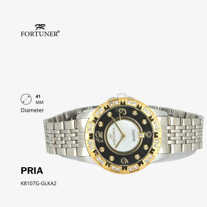 Fortuner Jam Tangan Analog Pria Water Resistant Harford