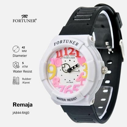 Fortuner Jam Tangan Remaja Analog Water Resist Rubber Aelius