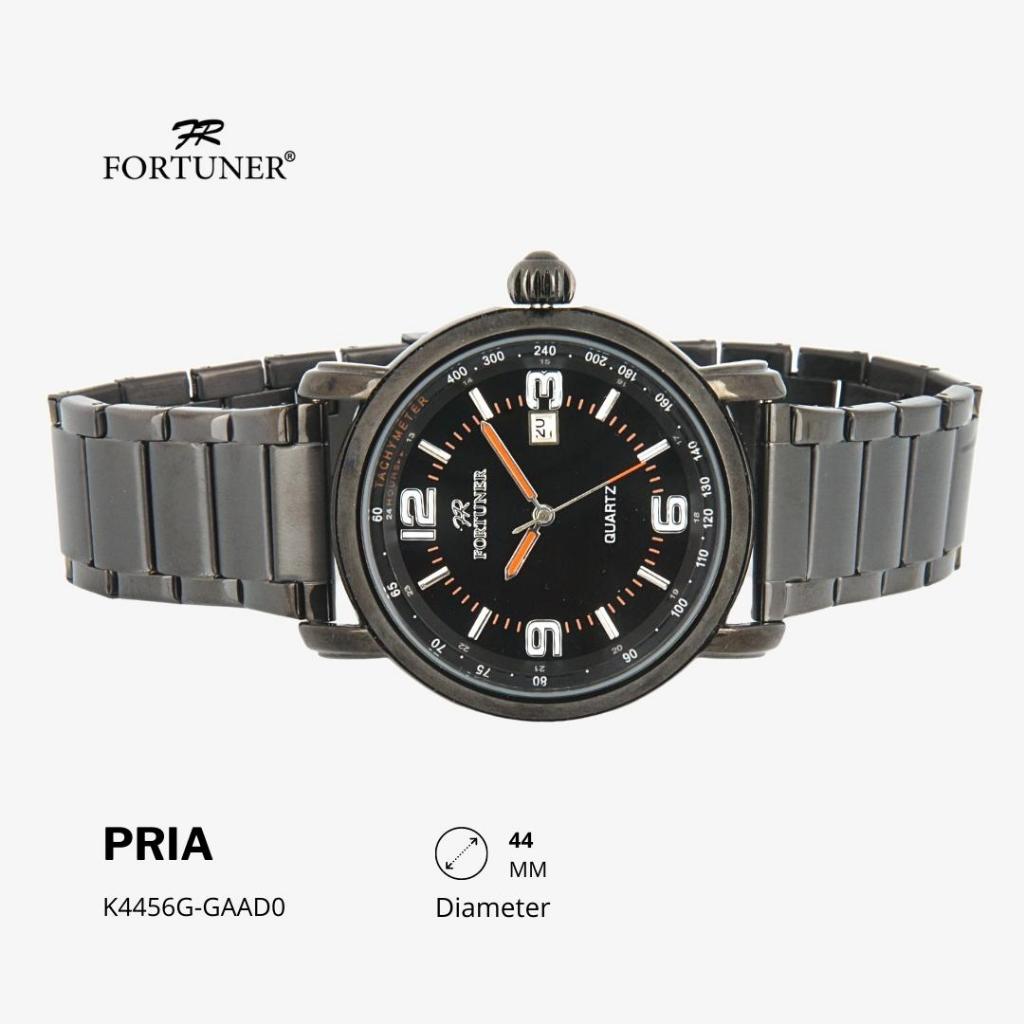 Fortuner Jam Tangan Analog Pria Water Resistant Rantai Hiroshi