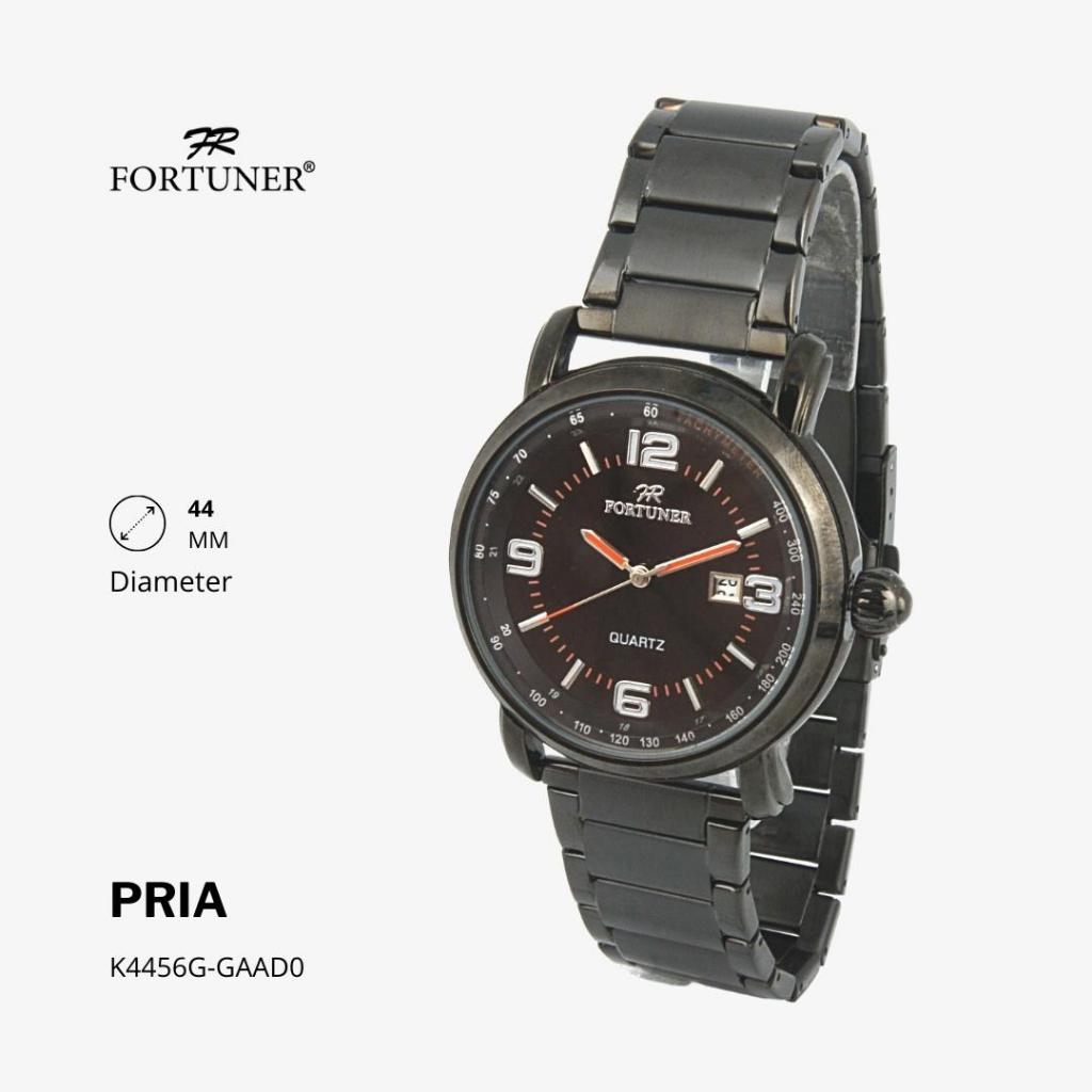 Fortuner Jam Tangan Analog Pria Water Resistant Rantai Hiroshi