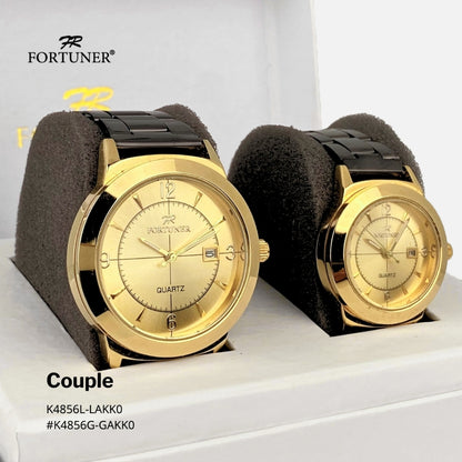 Fortuner Jam Tangan Couple Analog Water Resistant McKenna