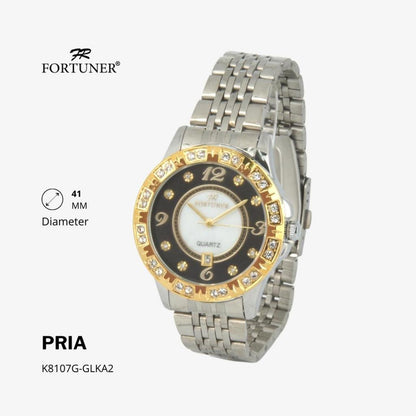 Fortuner Jam Tangan Analog Pria Water Resistant Harford