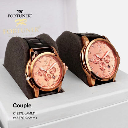 Fortuner Jam Tangan Couple Fashion Edition Analog Tahan Air Jayda