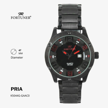 Fortuner Jam Tangan Sports Pria Analog Water Resistant Rantai Haverill