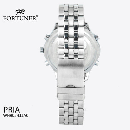 Fortuner Jam Tangan Analog LED Pria Water Resistant Frederick