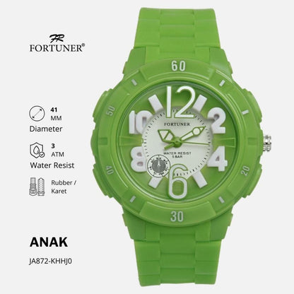 Fortuner Jam Tangan Anak Analog Water Resist Karet Kosma