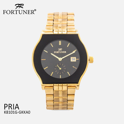 Fortuner Jam Tangan Pria Formal Analog Tahan Air Rantai Alga