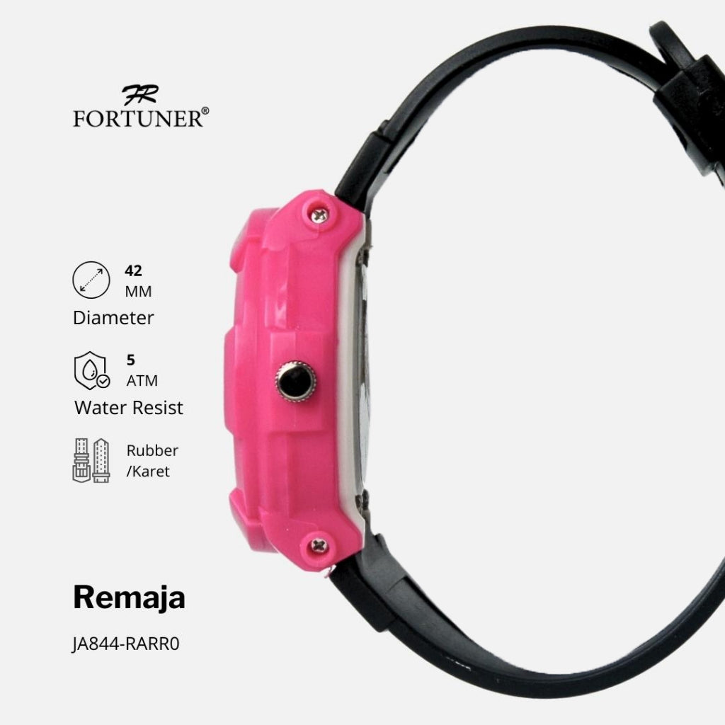 Fortuner Jam Tangan Remaja Analog Water Resist Rubber Aelius