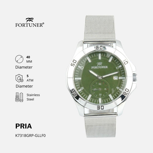 Fortuner Jam Tangan Pria Analog Strap Stainless Milanese Sedgwick