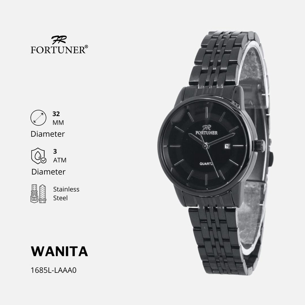 Fortuner Jam Tangan Couple Analog Water Resistant Rantai Rayne