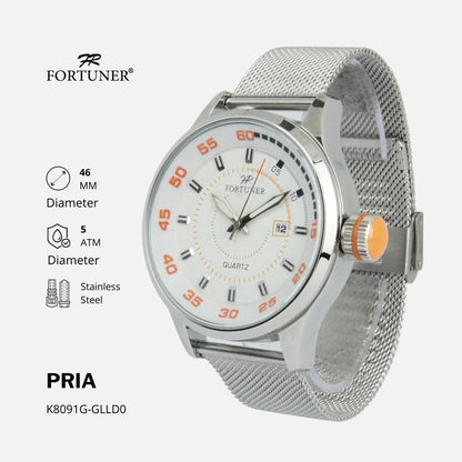 Fortuner Jam Tangan Pria Analog Sport Water Resistant Milanese Andric