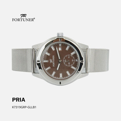 Fortuner Jam Tangan Rantai Pria Korea Original Milanese Antshel