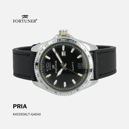 Fortuner Jam Tangan Rantai Pria Korea Original Kulit Ephrim