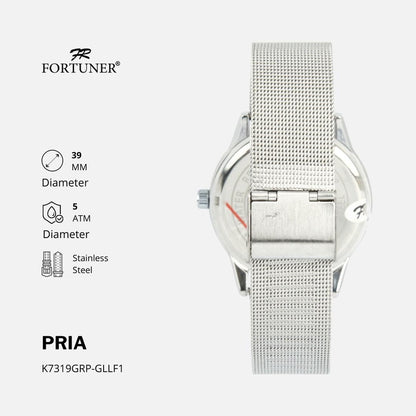 Fortuner Jam Tangan Rantai Pria Korea Original Milanese Antshel