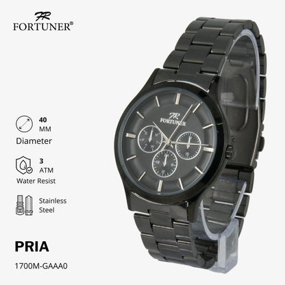 Fortuner Jam Tangan Pria Analog Water Resistant Tacitus