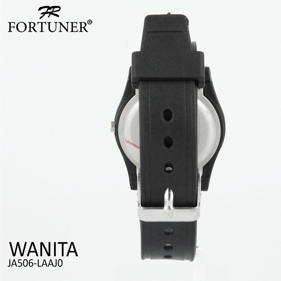 Fortuner Jam Tangan Analog Wanita Water Resistant Rubber Zarria