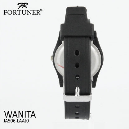 Fortuner Jam Tangan Analog Wanita Water Resistant Rubber Zarria