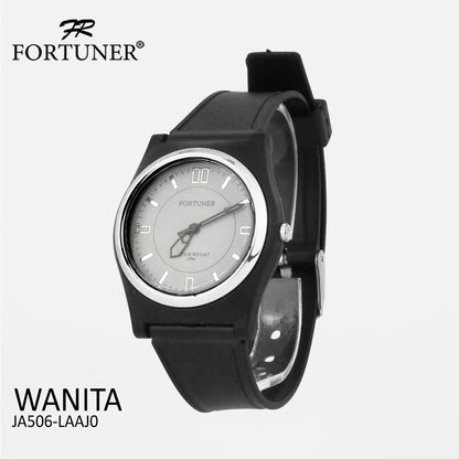 Fortuner Jam Tangan Analog Wanita Water Resistant Rubber Zarria