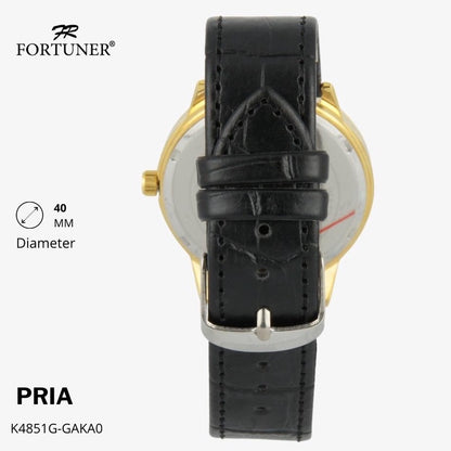 Fortuner Jam Tangan Classic Fashion Pria Water Resist Analog Kulit Haynes