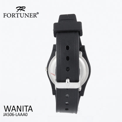 Fortuner Jam Tangan Analog Wanita Water Resistant Rubber Zarria