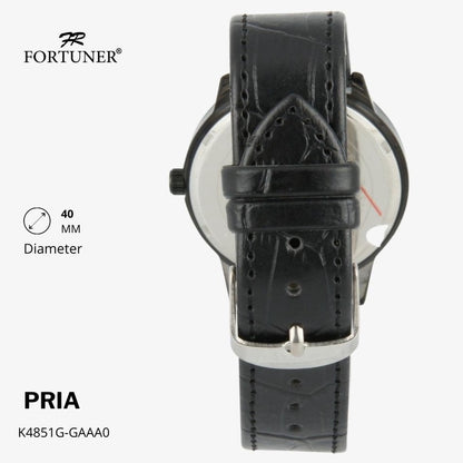 Fortuner Jam Tangan Classic Fashion Pria Water Resist Analog Kulit Haynes