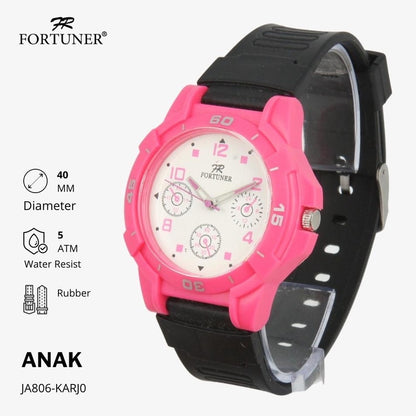 Jam Tangan Anak Analog Water Resistant Rubber Cacey