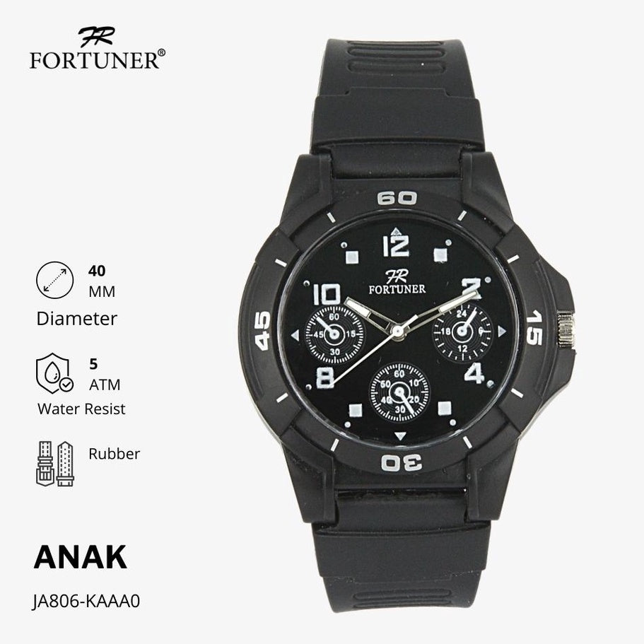 Jam Tangan Anak Analog Water Resistant Rubber Cacey