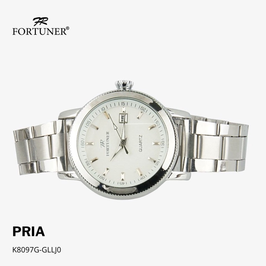 Fortuner Jam Tangan Analog Pria Water Resistant Rantai Kinsley