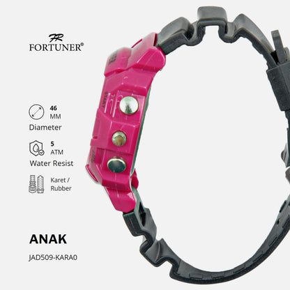 Fortuner Jam Tangan Anak Analog-Digital Original Karet Tahan Air Yuki