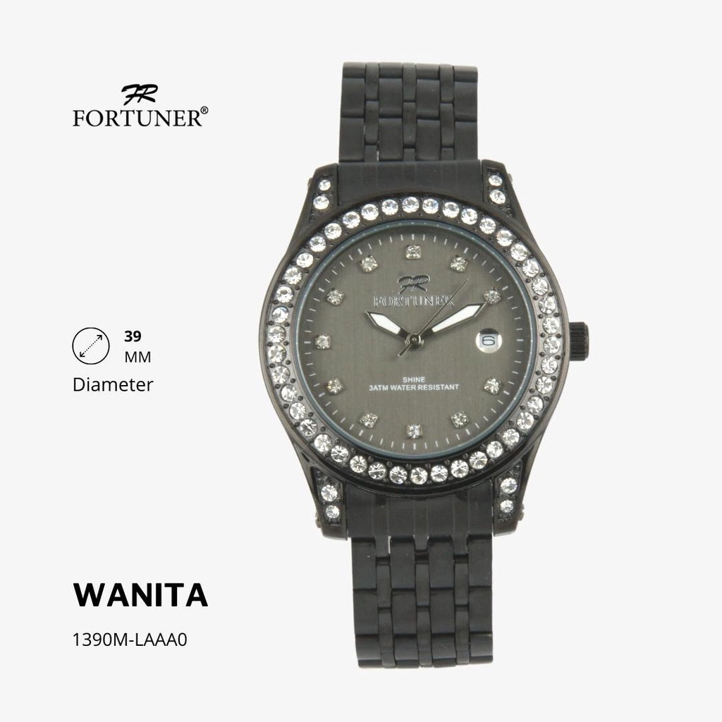 Fortuner Jam Tangan Fashion Analog Wanita Water Resistant Rantai Yelizavetha