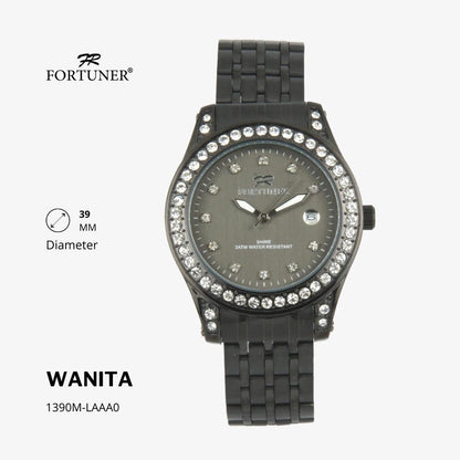 Fortuner Jam Tangan Fashion Analog Wanita Water Resistant Rantai Yelizavetha
