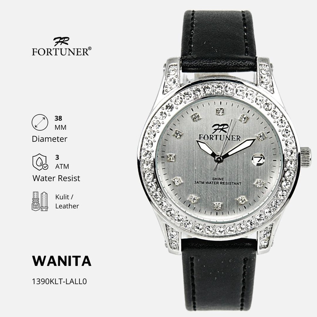 Fortuner Jam Tangan Fashion Analog Wanita Water Resistant Rantai Yelizavetha