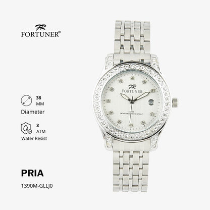 Fortuner Jam Tangan Fashion Analog Wanita Water Resistant Rantai Yelizavetha