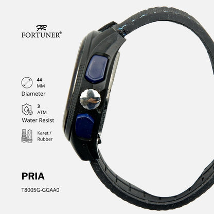 Fortuner Jam Tangan Pria Sport Analog-Digital Karet Tahan Air Diego