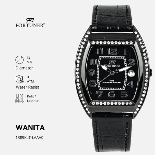 Fortuner Jam Tangan Fashion Analog Wanita Water Resistant Rantai Yevka