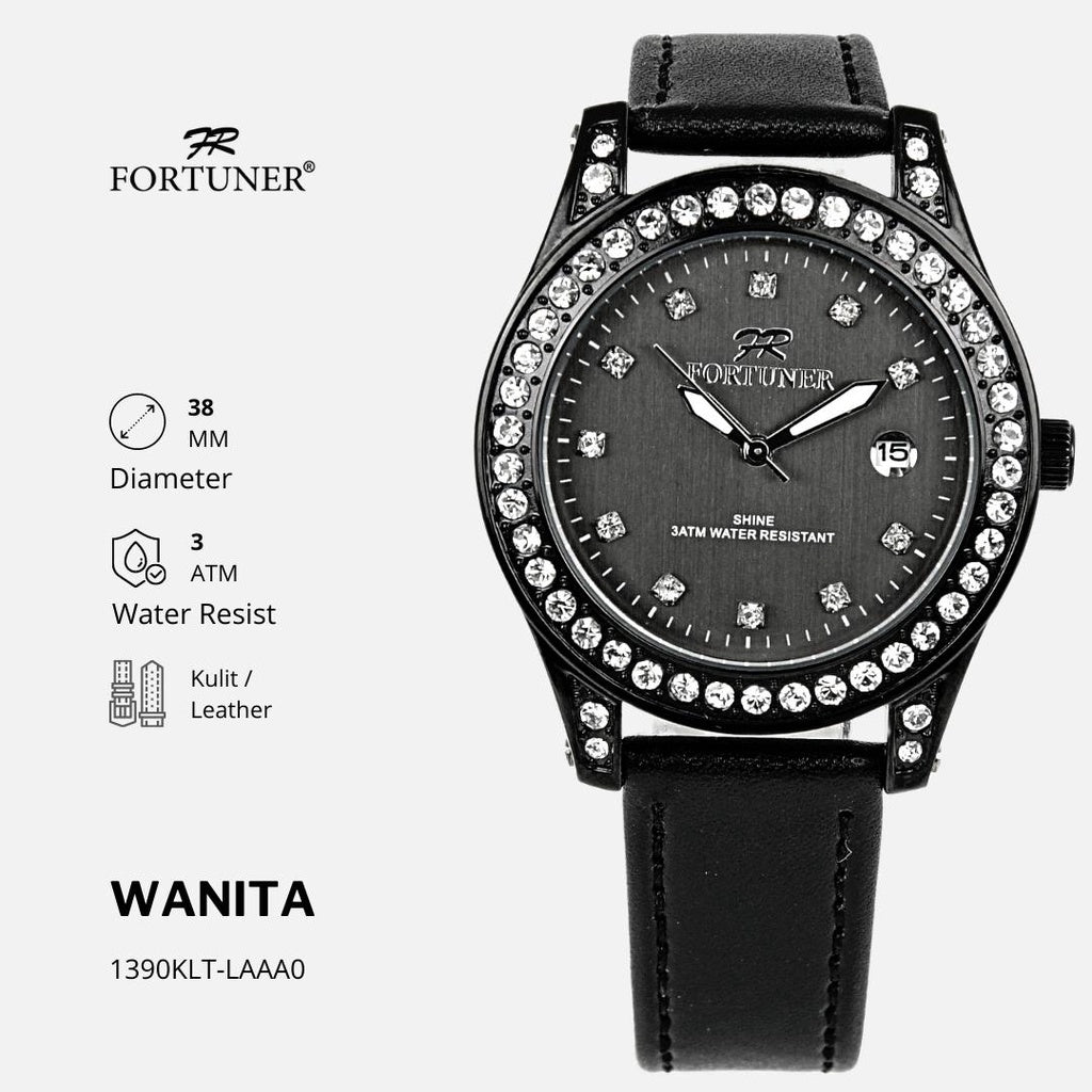 Fortuner Jam Tangan Fashion Analog Wanita Water Resistant Rantai Yelizavetha
