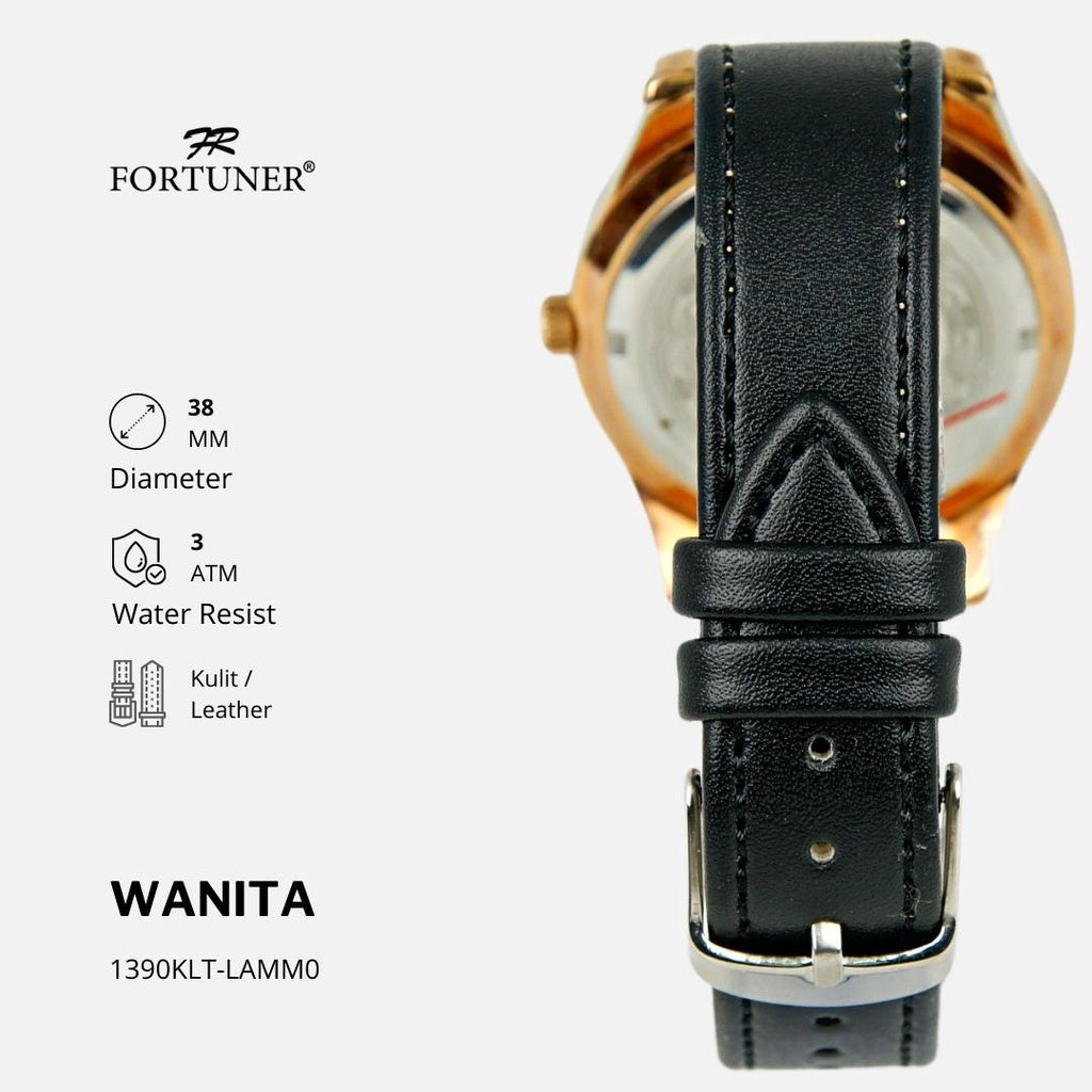 Fortuner Jam Tangan Fashion Analog Wanita Water Resistant Rantai Yelizavetha