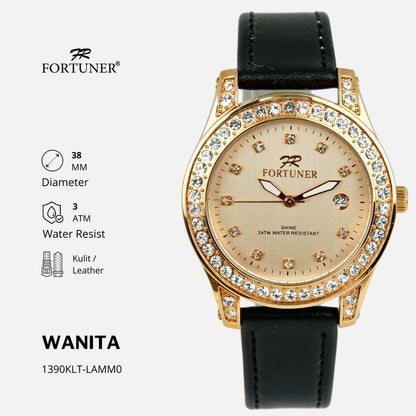 Fortuner Jam Tangan Fashion Analog Wanita Water Resistant Rantai Yelizavetha