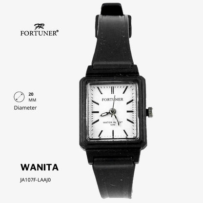 Fortuner Jam Tangan Analog Wanita Water Resistant Karet Zivanka