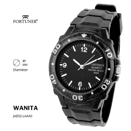 Fortuner Jam Tangan Analog Wanita Water Resistant Rubber Zorina