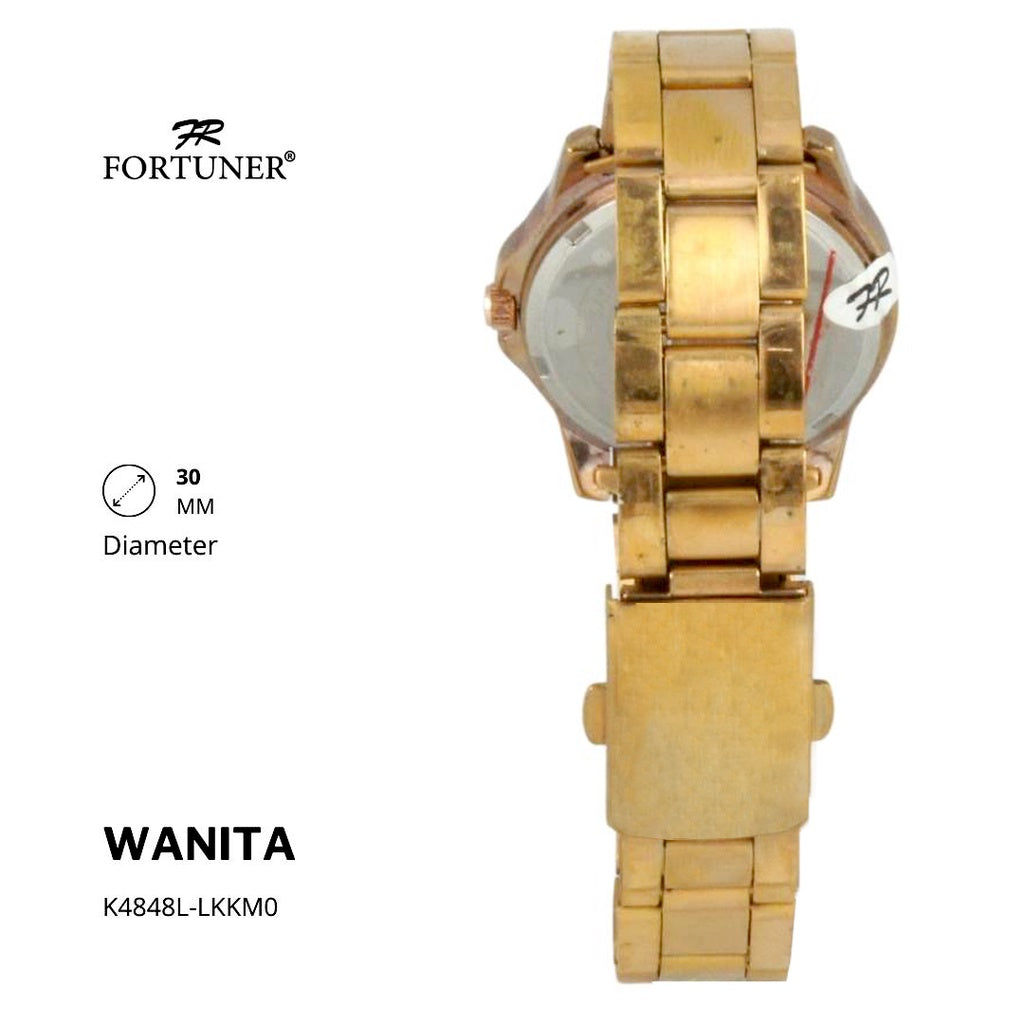 Fortuner Jam Tangan Analog Wanita Water Resistant Rantai Arrow