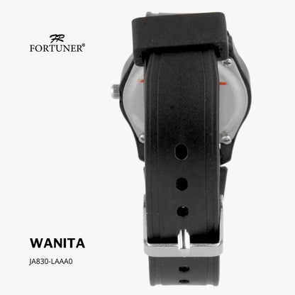 Fortuner Jam Tangan Kasual Analog Wanita Water Resistant Rubber Zalira